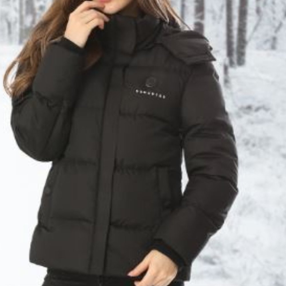 Venustas Heated Down Jacket With Detachable Hood